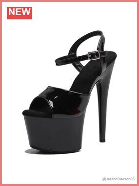 7in Platform Stiletto Heels Ankle Strap Lace Up Dancer Exotic Shoes